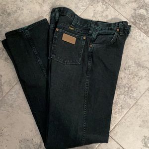 WRANGLER RARE VINTAGE FIREWASH JEANS 34x36.